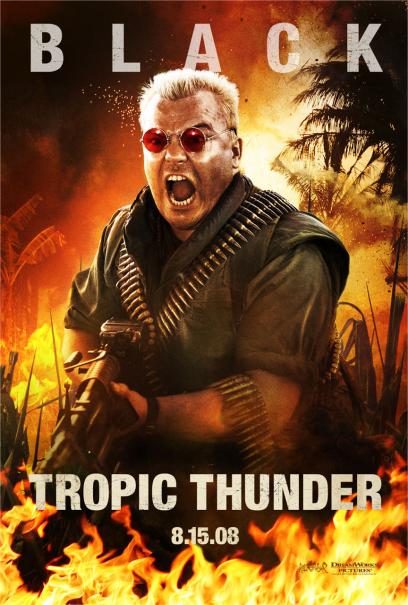 Tropic Thunder Jack Black Poster