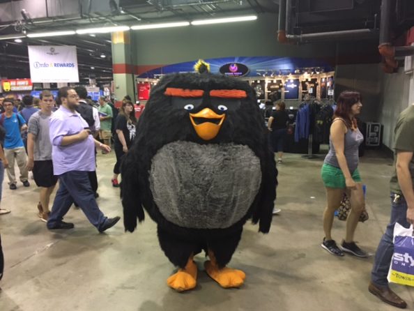 Angry Bird at Wizard World Chicago