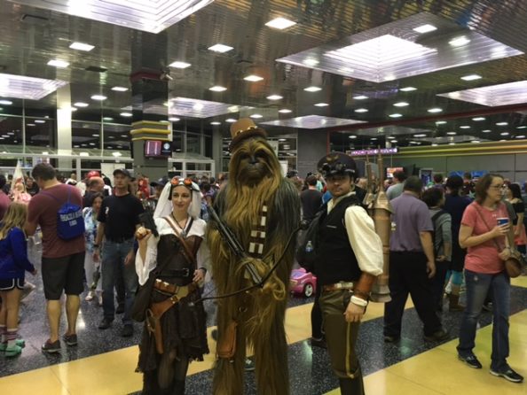 The Star Wars cosplay 