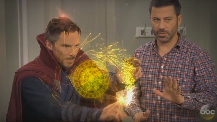 Watch Doctor Strange Banish Children With Jimmy Kimmel