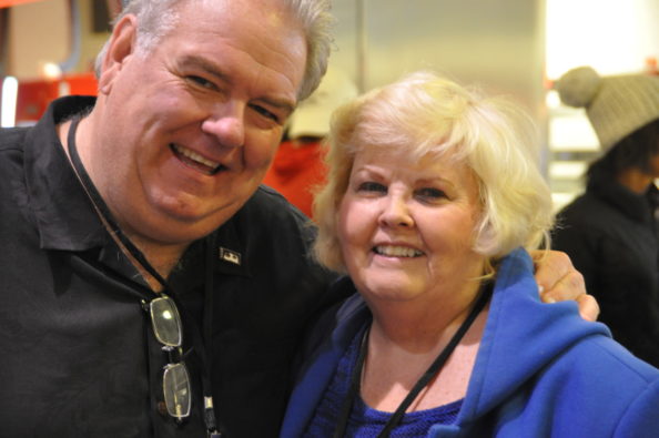 Lead actor Jim O'Heir ("Parks and Recreation") from "Middle Man" with Connie Wilson in Chicago.