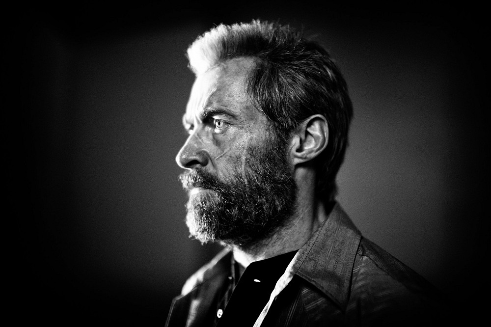 Logan trailer black and white