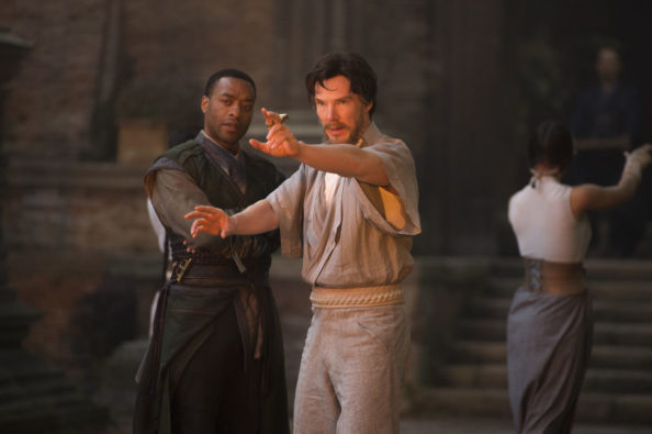 Marvel's DOCTOR STRANGE L to R: Mordo (Chiwetel Ejiofor) and Doctor Stephen Strange (Benedict Cumberbatch) Photo Credit: Jay Maidment ©2016 Marvel. All Rights Reserved.