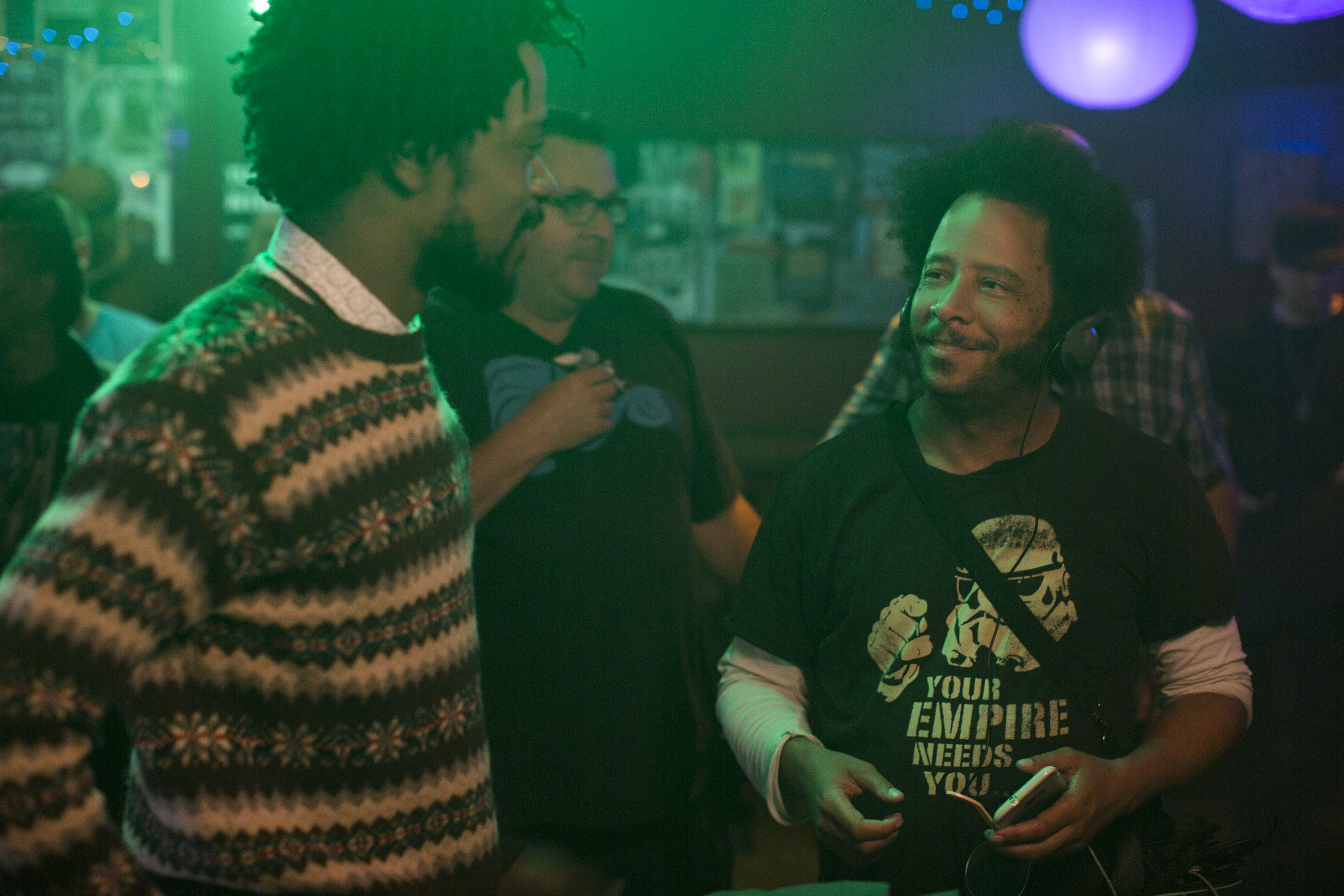 Boots Riley and Lakeith Stanfield