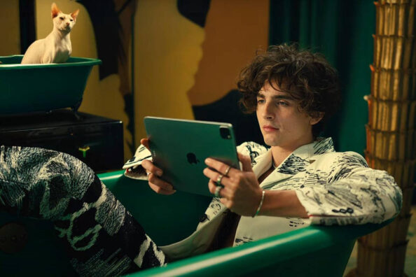 Timothee Chalamet Apple TV+ Ad Tub. 