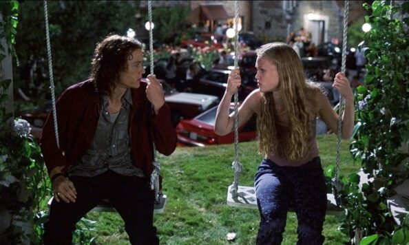 Julia Stiles and Heath Ledger "10 Things I Hate About You"