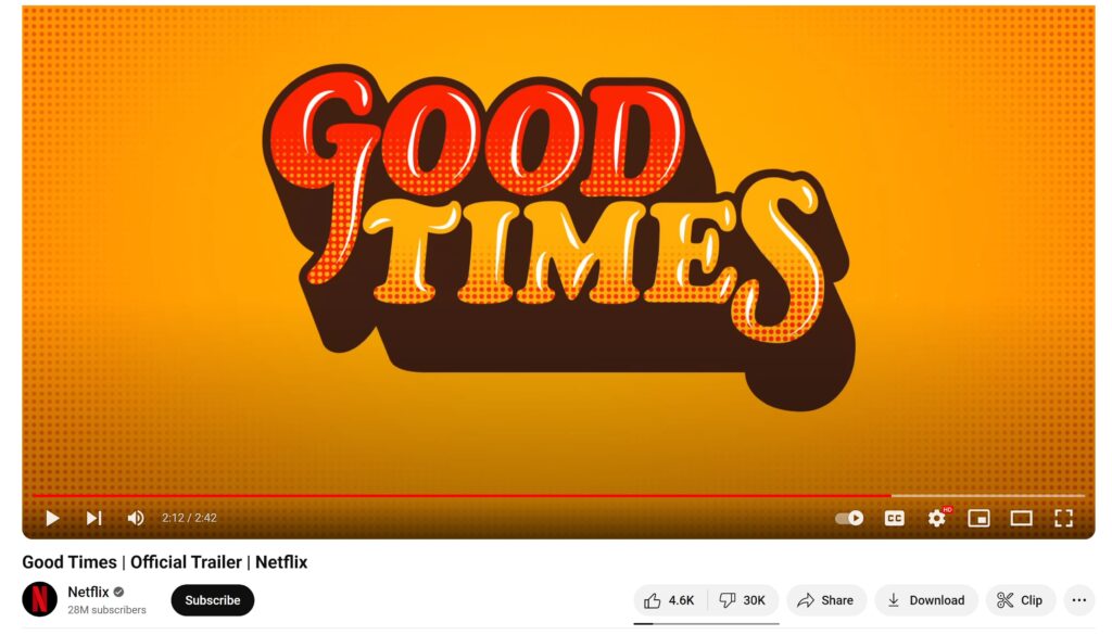 Netflix Good Times Trailer Remake Norman Lear Stephen Curry Seth MacFarlane