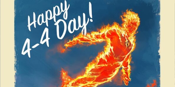 Julia Garner Silver Surfer Fantastic Four Torch. 