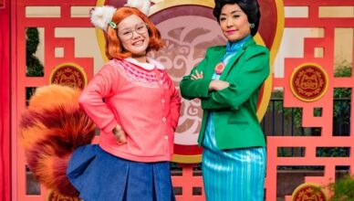 During Pixar Fest, through Aug. 4, 2024, guests can meet many characters from Pixar stories, including friends like Meilin Lee and Ming Lee from Disney and Pixar’s “Turning Red,” at Disney California Adventure Park in Anaheim, Calif. (Christian ThompsonDisneyland Resort)