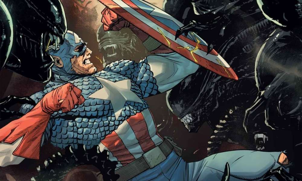 Alien vs Captain America