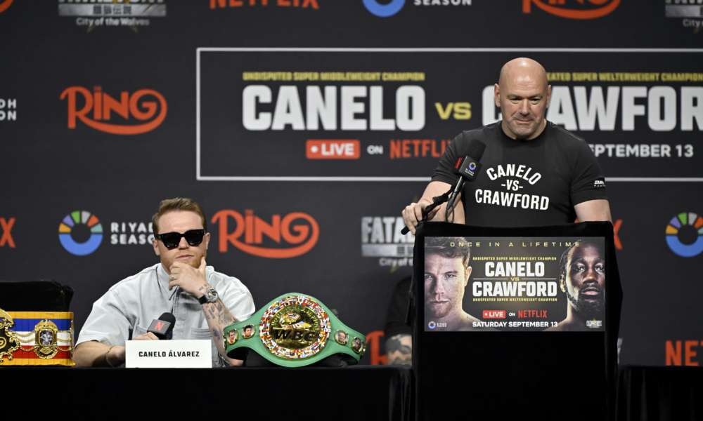 Canelo Álvarez vs. Terence Crawford Press Conference at Fanatics Fest, New York City