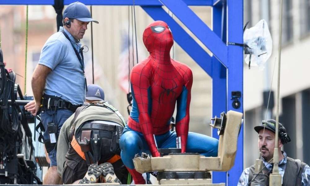 Spider-Man Brand New Day Set Photo