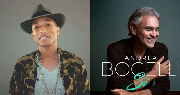 Pharrell Williams Andrea Boccelli Vatican City Disney Plus