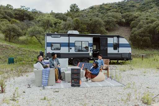 Camping off the grid