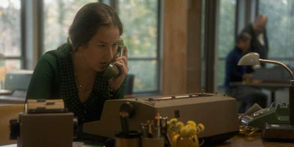 Terri Mooney on the phone with her husband, who is on the run from the law.