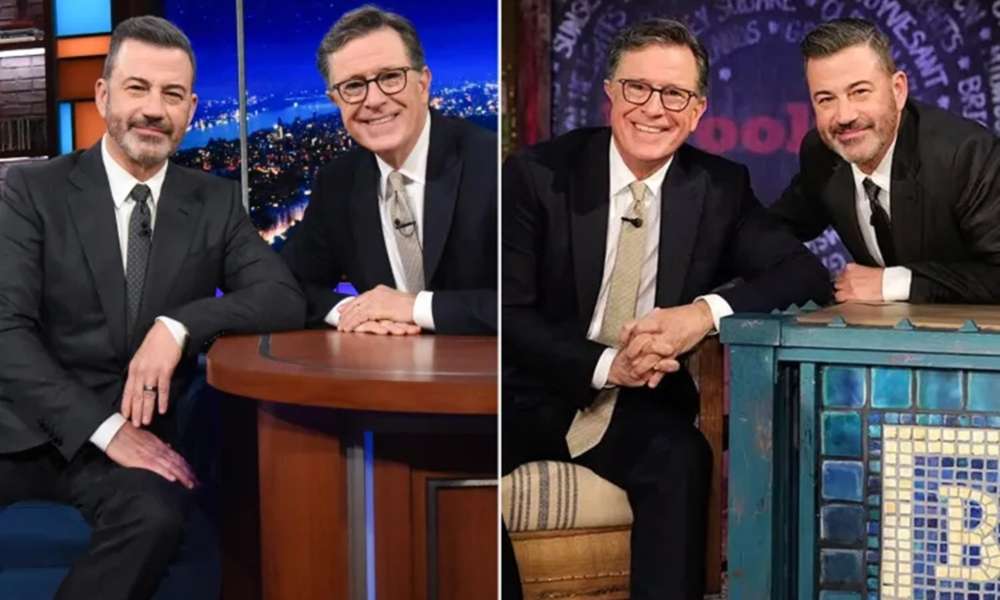 Jimmy Kimmel Stephen Colbert