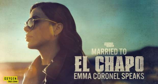 Emma Coronel interview image promoting Oxygen’s "Married to El Chapo" documentary trailer