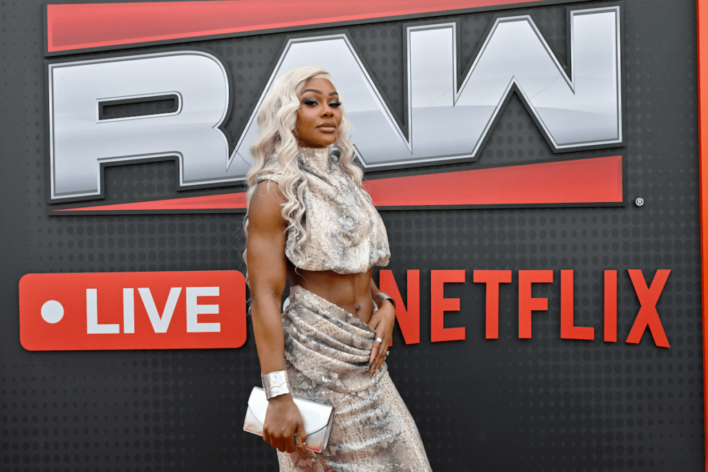 Jade Cargill WWE Wrestlemmania Rhea Ripley Interview (1)