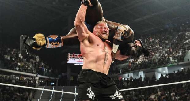 Brock Lesnar Defeats Oba Femi (Custom)