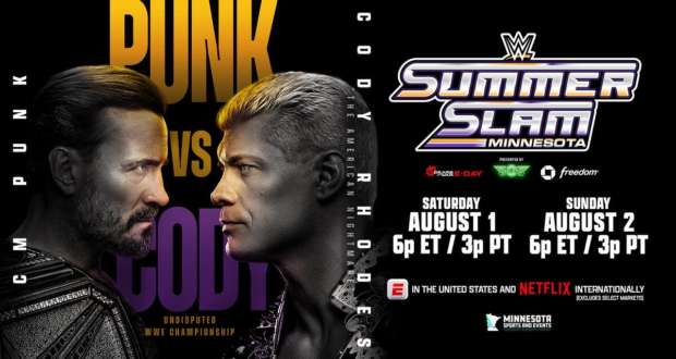 CM Punk Cody Rhodes WWE Summerslam