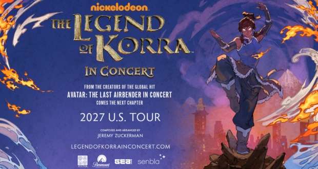 Featured image for Fwd: Press Release: The Legend of Korra In Concert Announces 2027 Global Tour