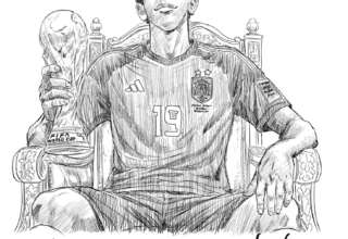 Featured image for Aoashi Manga Author Celebrates Spain World Cup Win with Lamine Yamal Illustration