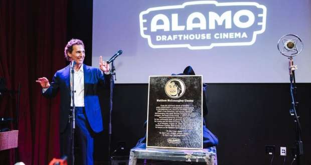 Featured image for Fwd: PHOTOS: Alamo Drafthouse / Matthew McConaughey Cinema - Theater Dedication Event