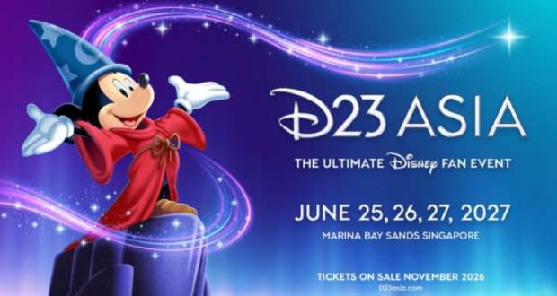 Featured image for Fwd: PRESS RELEASE: Disney Announces Dates for D23 Asia: The Ultimate Disney Fan Event Coming to Marina Bay Sands in Singapore in June 2027